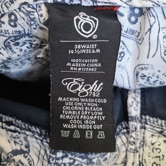 Eight 732 Embroidered Pocket Cargo Size 38 - Picture 8 of 8